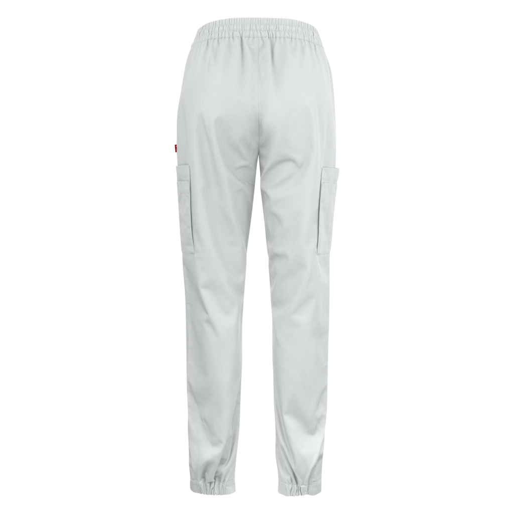 Unisex reisitasku työhousut valkoinen