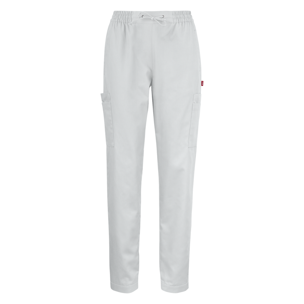 Unisex reisitasku työhousut valkoinen