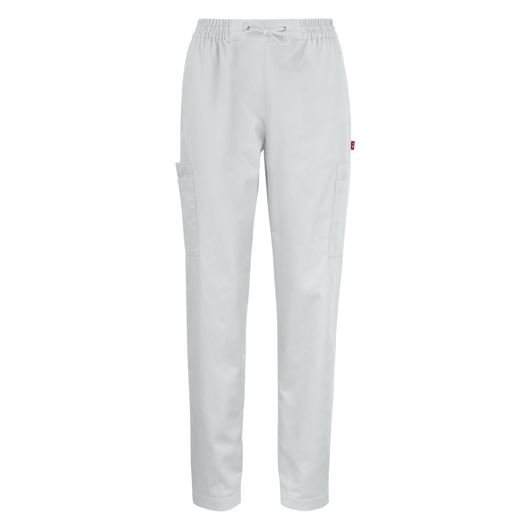 Unisex reisitasku työhousut valkoinen