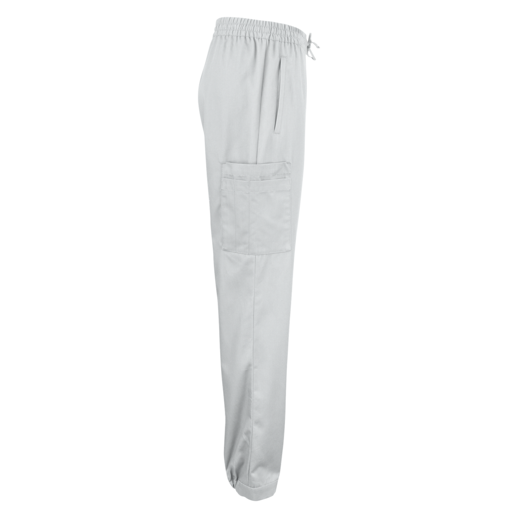 Unisex reisitasku työhousut valkoinen
