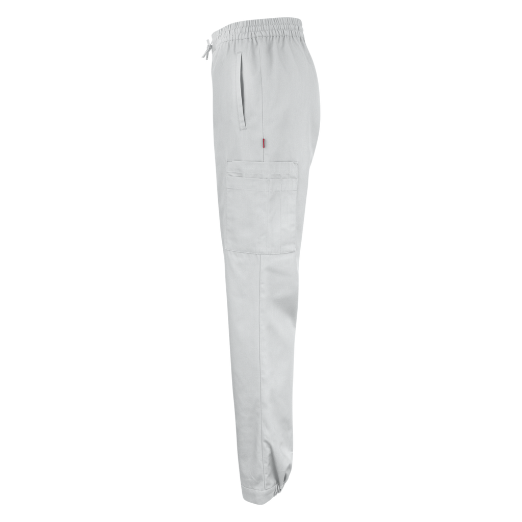 Unisex reisitasku työhousut valkoinen