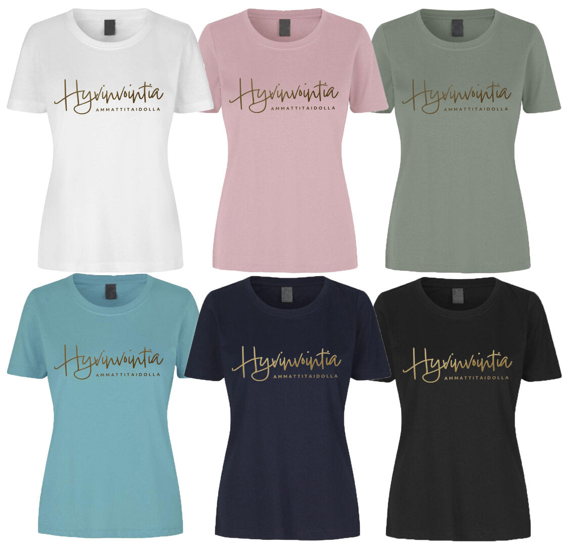 Printtipaita Hyvinvointia ammattitaidolla