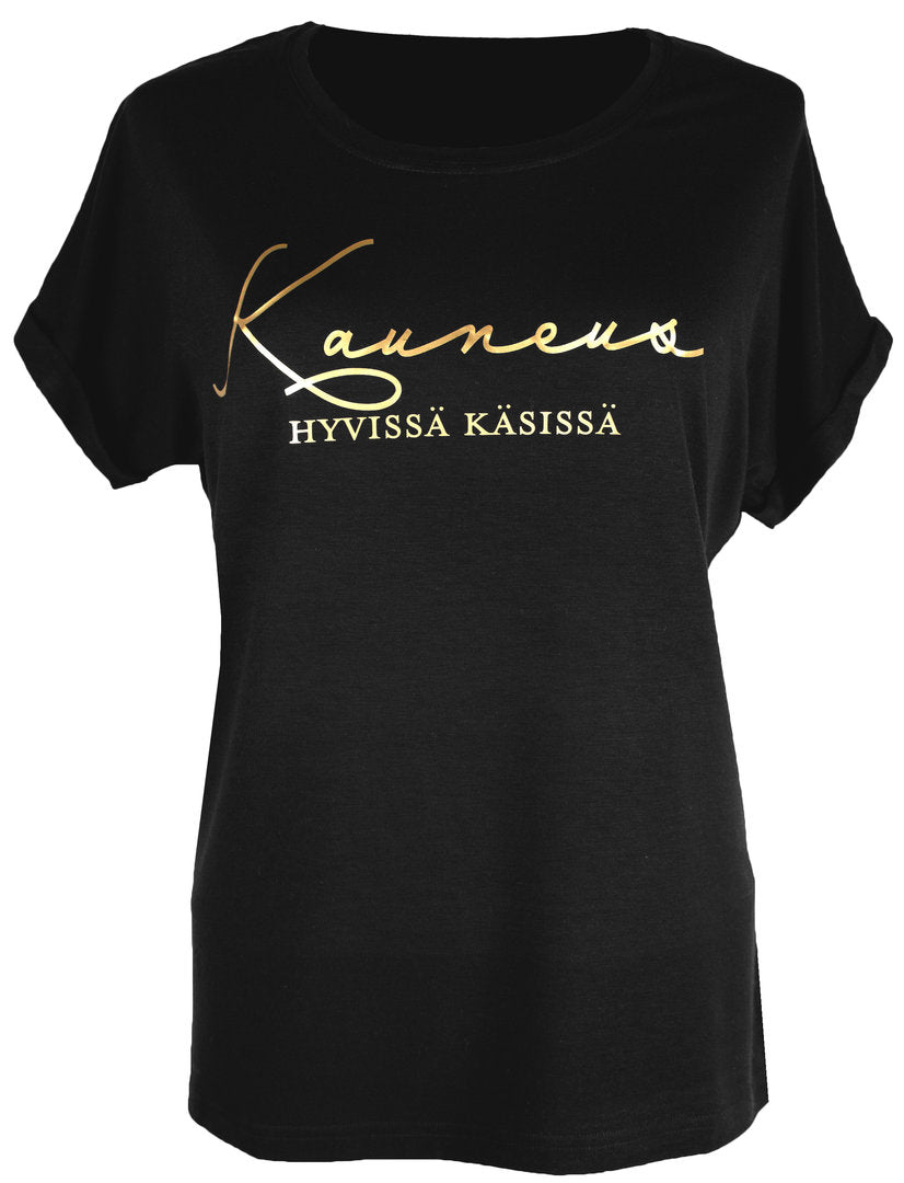 Rullahihainen printtipaita kauneus