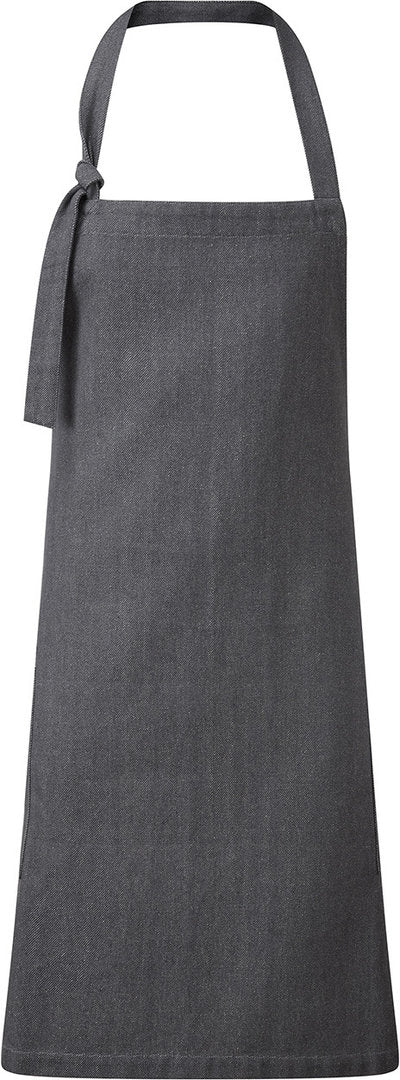 Pehmeä denim essu sivutaskuilla