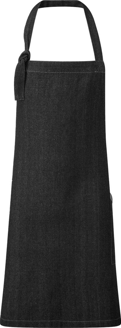 Pehmeä denim essu sivutaskuilla