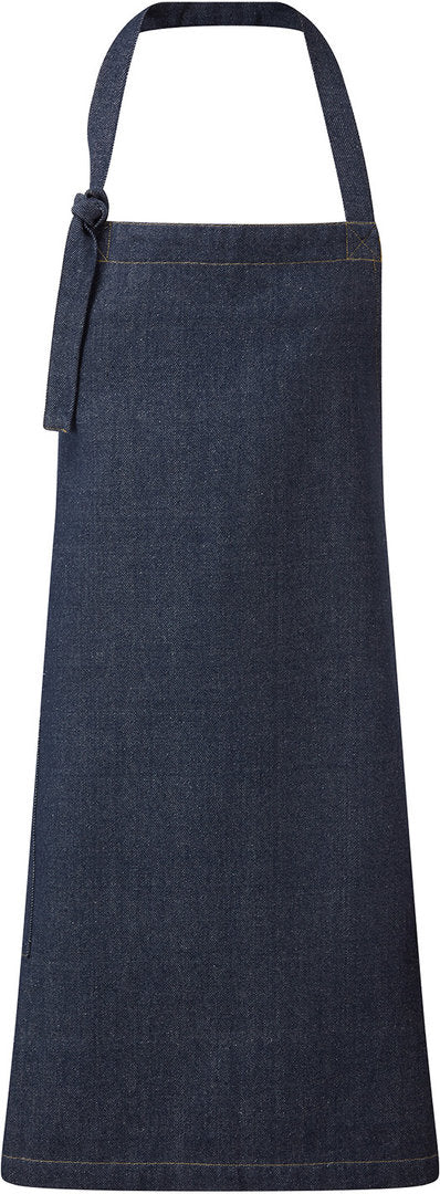 Pehmeä denim essu sivutaskuilla