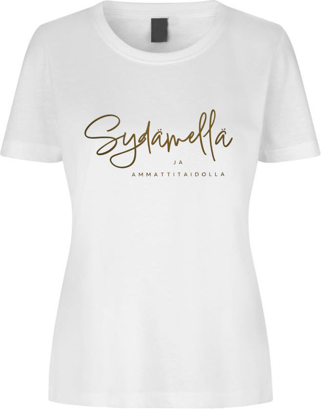 Printtipaita Sydämellä ja ammattitaidolla