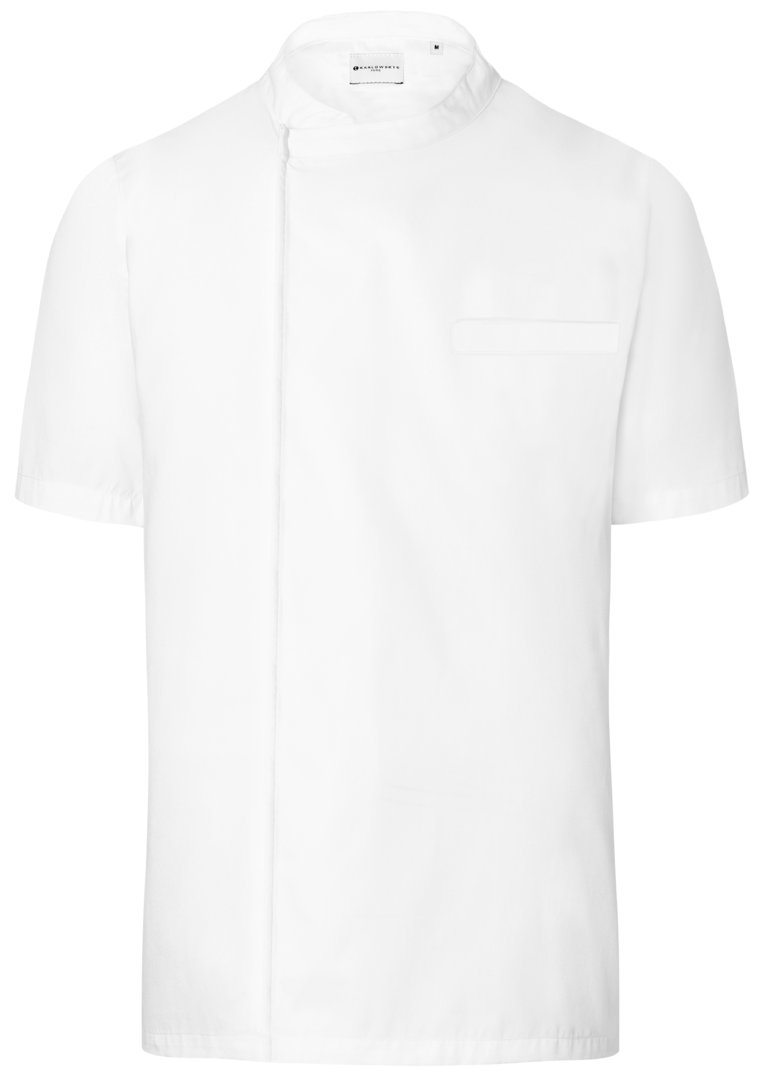 Pään yli puettava valkoinen miesten työpaita
